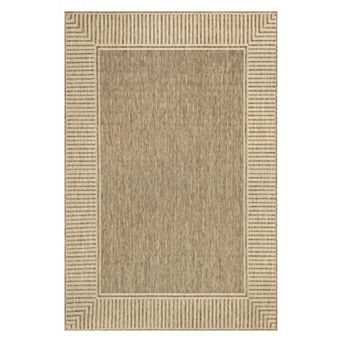 Rugs USA Asha Simple Border Indoor/Outdoor Area Rug