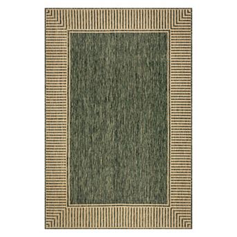 Rugs USA Asha Simple Border Indoor/Outdoor Area Rug