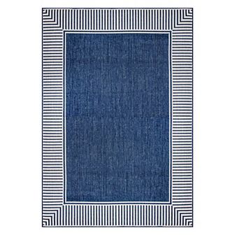 Rugs USA Asha Simple Border Indoor/Outdoor Area Rug