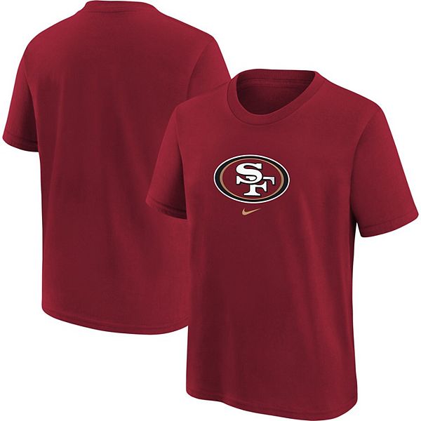 Youth Nike Scarlet San Francisco 49ers Logo T-Shirt