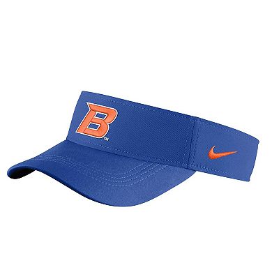 Men's Nike Boise State Broncos Royal Sideline Performance Visor