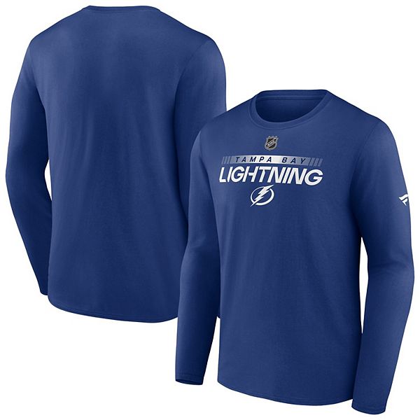 Tampa Bay Lightning Long Sleeve Blackout Shirt