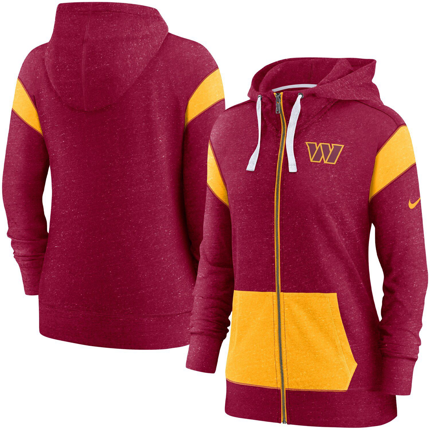 Men's Nike Black Washington Commanders Wordmark Performance Pullover Hoodie