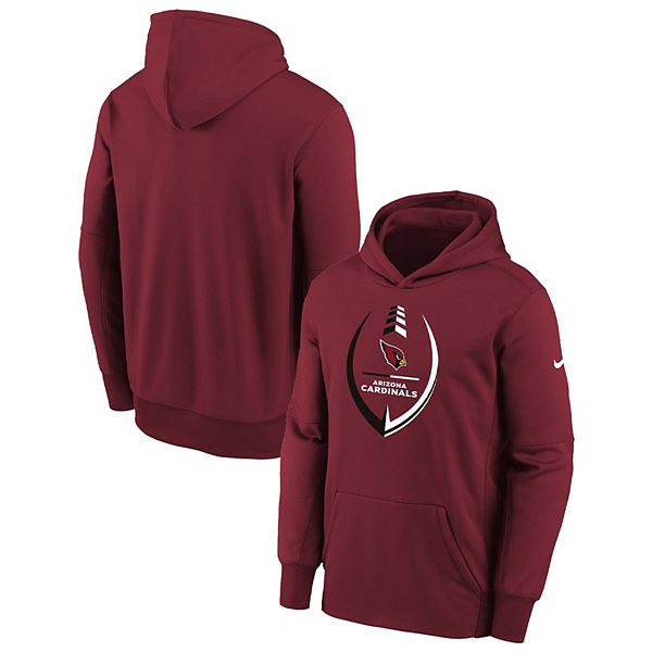 Nike Youth Nike Cardinal Arizona Cardinals Icon Performance Pullover Hoodie