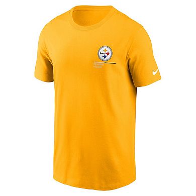 Men's Nike Gold Pittsburgh Steelers Team Incline T-Shirt