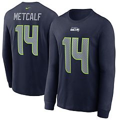 Men's Limited Seattle Seahawks NO.14 DK Metcalf Jersey - Black Impact