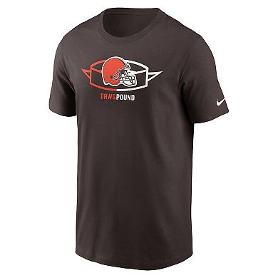 Men's Nike Brown Cleveland Browns Essential Local Phrase T-Shirt