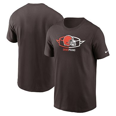 Men's Nike Brown Cleveland Browns Essential Local Phrase T-Shirt