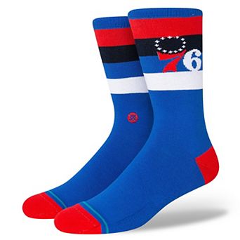 Stance Philadelphia 76ers Stripe Crew Socks