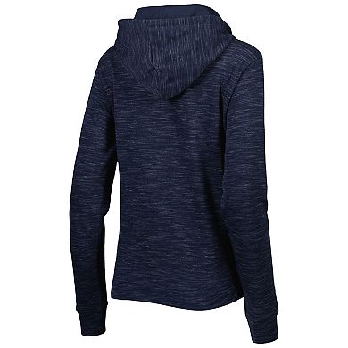 Women's New Era Navy New England Patriots Reverse Full-Zip Hoodie