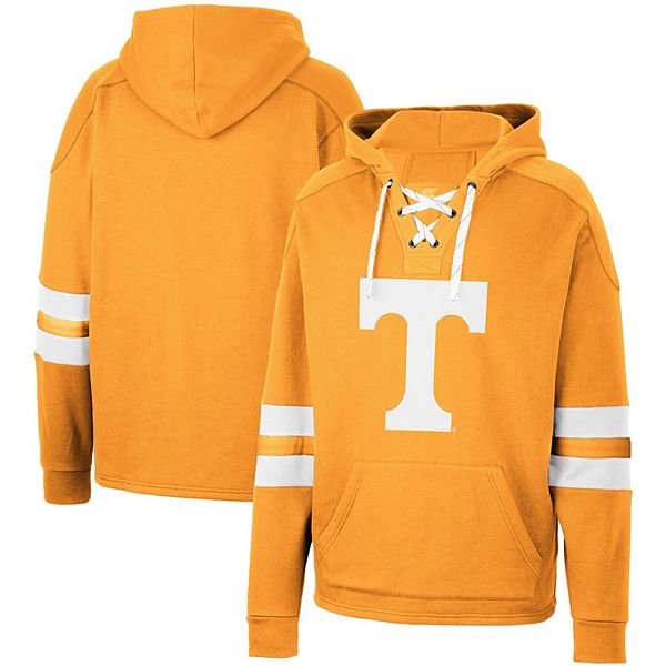 Men's Colosseum Cream Tennessee Volunteers Lace-Up 4.0 Vintage Pullover  Hoodie