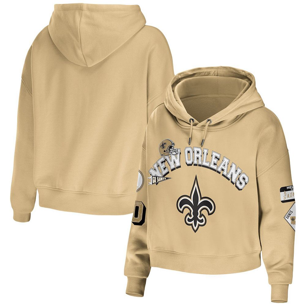 Women's WEAR by Erin Andrews Gold New Orleans Saints Plus Size
