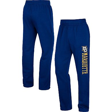 Men's Colosseum Blue Marquette Golden Eagles Wordmark Pants