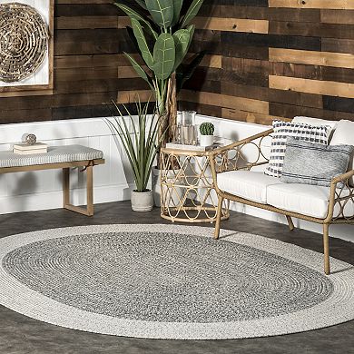 nuLoom Indoor/Outdoor Braided Oralia Area Rug