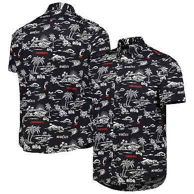 Men's Reyn Spooner Black Cincinnati Bearcats Performance Button-Down Shirt