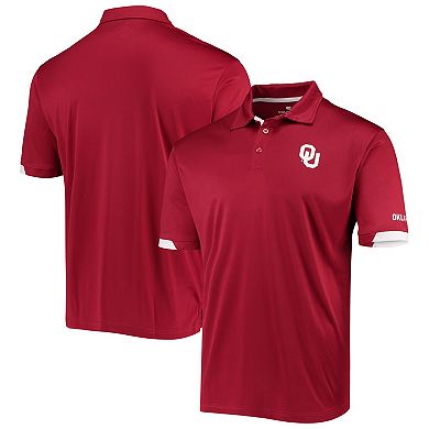 Men's Colosseum Crimson Oklahoma Sooners Santry Polo