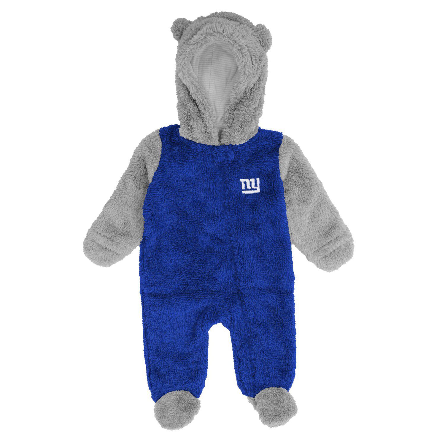 Infant Royal/Red/Heathered Gray New York Giants Champ 3-Pack Bodysuit Set