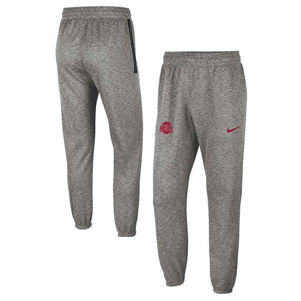 Men s Nike Heather Gray Ohio State Buckeyes Team Logo Spotlight