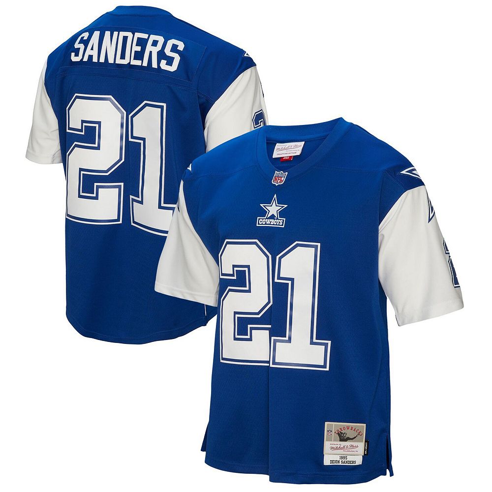 Men's Mitchell & Ness Deion Sanders Navy Dallas Cowboys Legacy