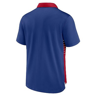 Men's Nike Royal/Red New York Giants Fashion Performance Polo