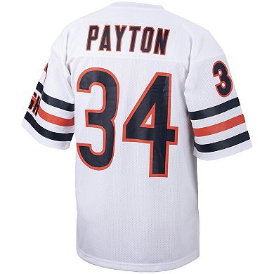 Men's Mitchell & Ness Walter Payton White Chicago Bears Big & Tall 1985 Retired Player Replica 