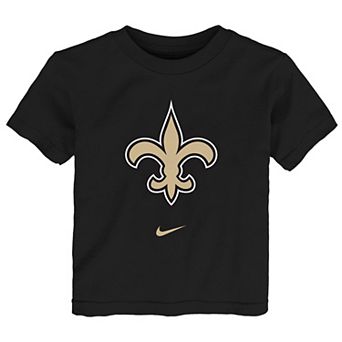 Toddler Nike Black New Orleans Saints Logo T-Shirt