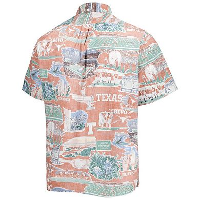 Men's Reyn Spooner Texas Orange Texas Longhorns Scenic Button-Down Shirt