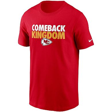 Men's Nike Red Kansas City Chiefs Hometown Collection Comeback T-Shirt