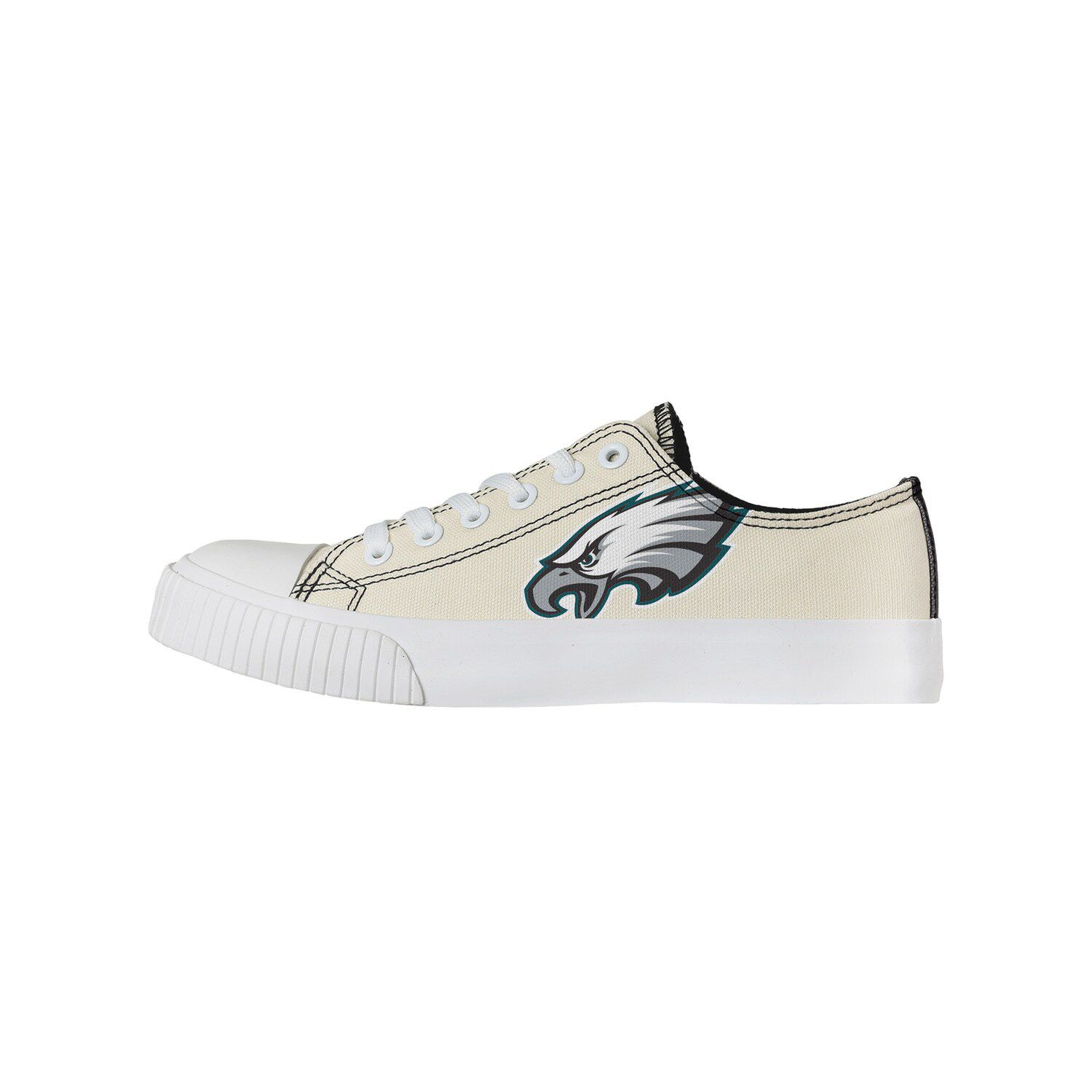 Women's FOCO Cream Buffalo Bills Low Top Canvas Shoes