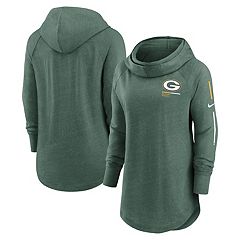 Packers Mitchell & Ness Womens Big Face Po Hoodie Medium Dark Green