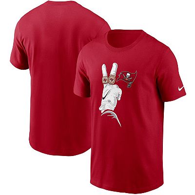 Men s Nike Red Tampa Bay Buccaneers Hometown Collection Rings T Shirt