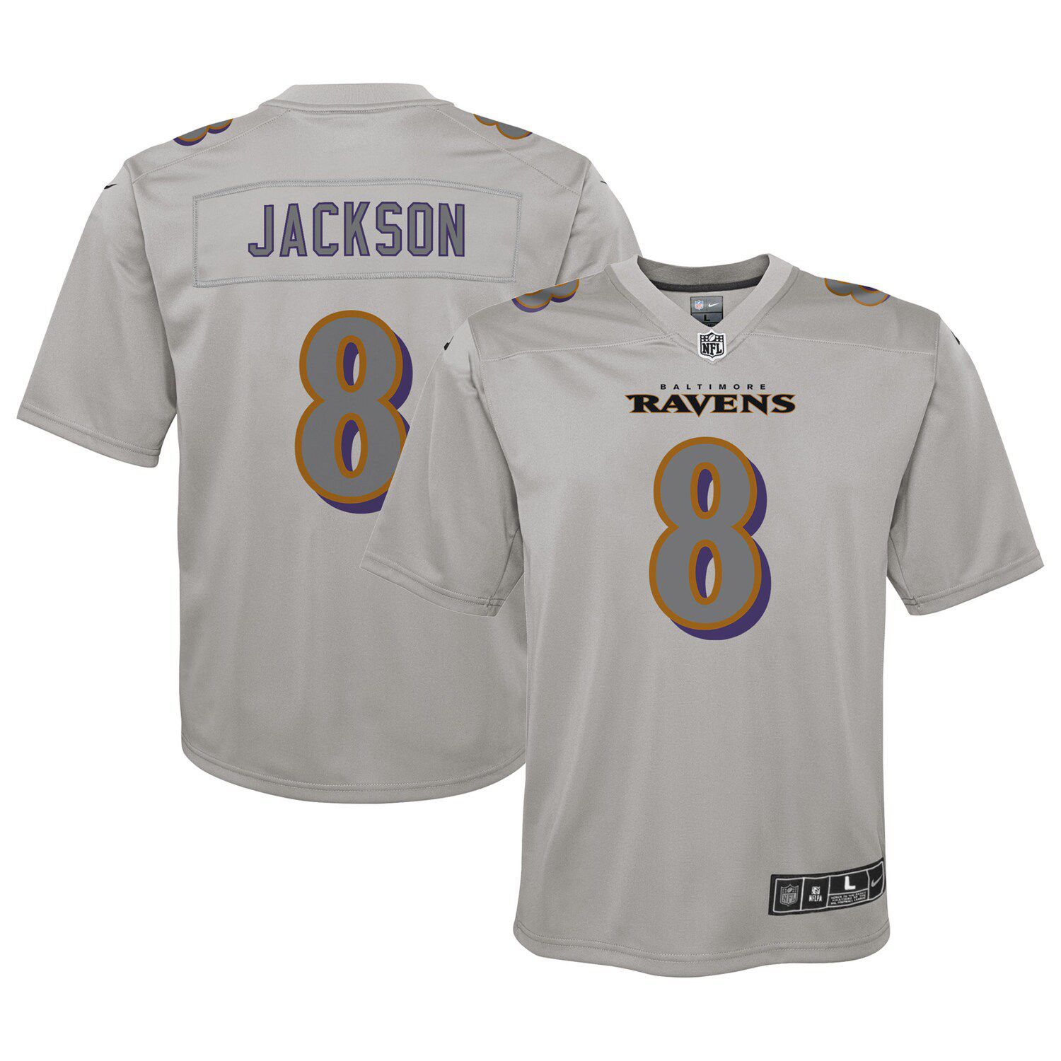 Lamar Jackson Baltimore Ravens Newborn Mainliner Name & Number Bodysuit -  Purple