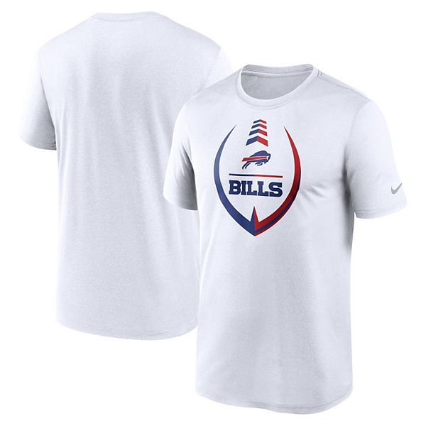 Men's Nike White Buffalo Bills Icon Legend Performance T-Shirt
