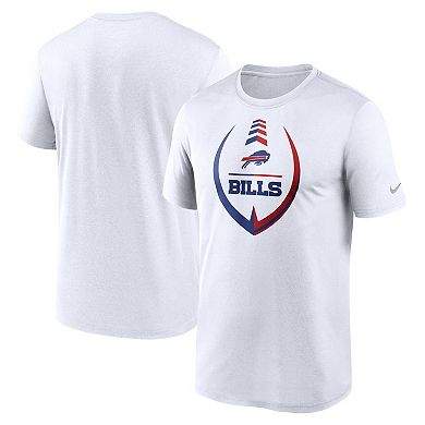 Men's Nike White Buffalo Bills Icon Legend Performance T-Shirt