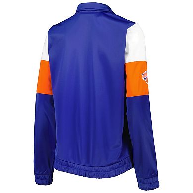 Women's G-III 4Her by Carl Banks Blue New York Knicks Change Up Full-Zip Track Jacket