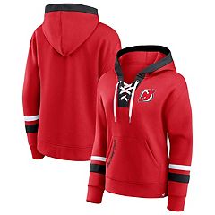 New Jersey Devils Men's 47 Brand Red Pullover Jersey Hoodie - Large