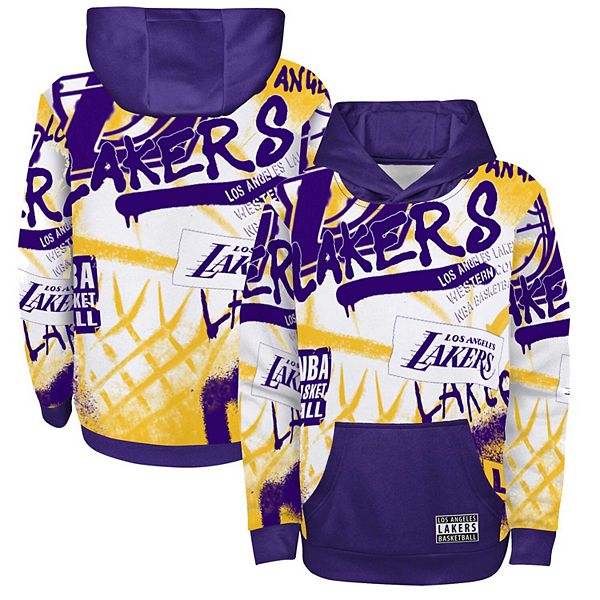 Outerstuff NBA Youth Los Angeles Lakers Primary Logo Flc Hoodie