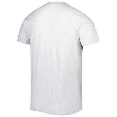 Men's Homage Gray New York Mets Hyper Local Tri-Blend T-Shirt