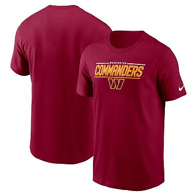 Men's Nike Burgundy Washington Commanders Muscle T-Shirt