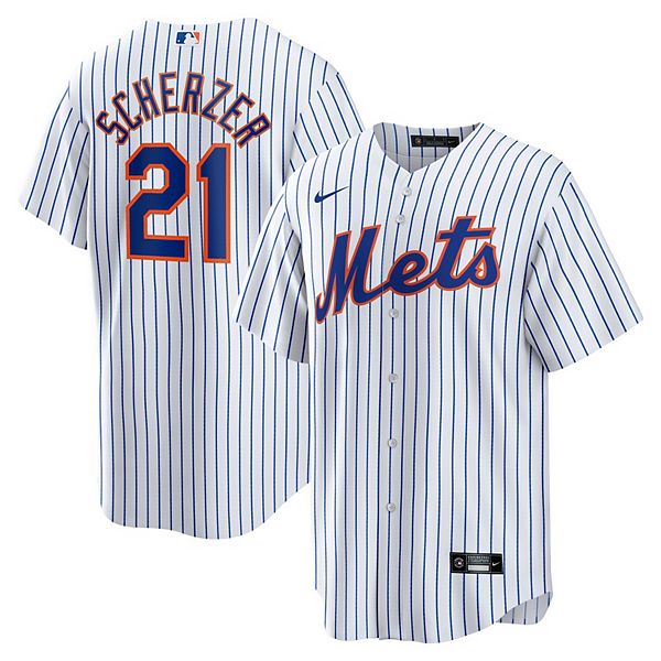 Women's New York Mets Max Scherzer Nike White Home Replica Player Jersey