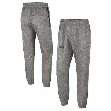 Men's Nike Heather Gray LSU Tigers Team Logo Spotlight Performance Pants