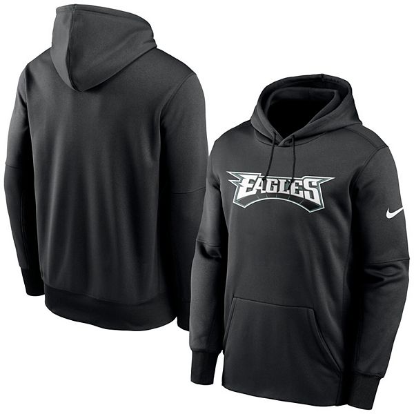 Nike Women's Philadelphia Eagles Logo Therma-FIT Black Hoodie