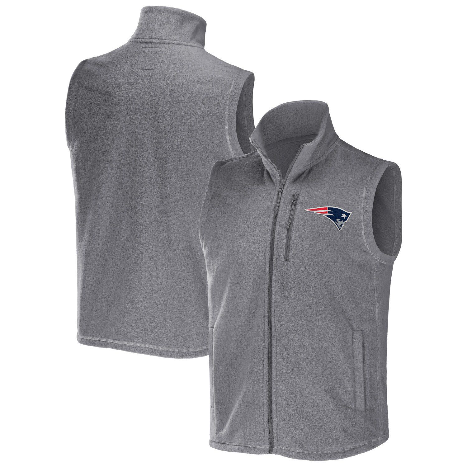 new england patriots fleece vest