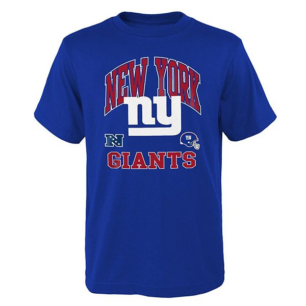 Youth Royal New York Giants Official Business T-Shirt