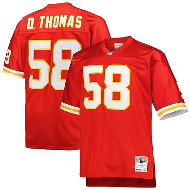 Men's Mitchell & Ness Derrick Thomas Red Kansas City Chiefs Big & Tall ...