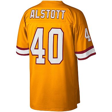 Men's Mitchell & Ness Mike Alstott Orange Tampa Bay Buccaneers Big