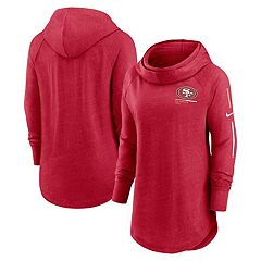 San Francisco 49ers Nike Wordmark Performance Pullover Hoodie - Scarlet