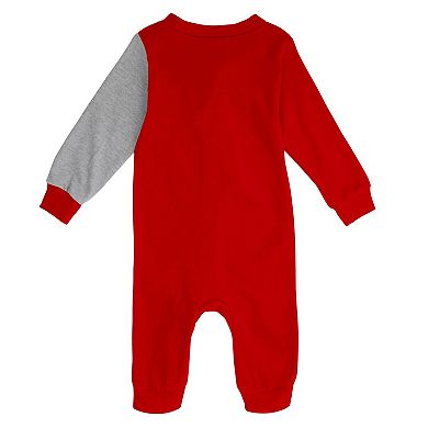 Infant Red/Gray Cincinnati Reds Halftime Sleeper