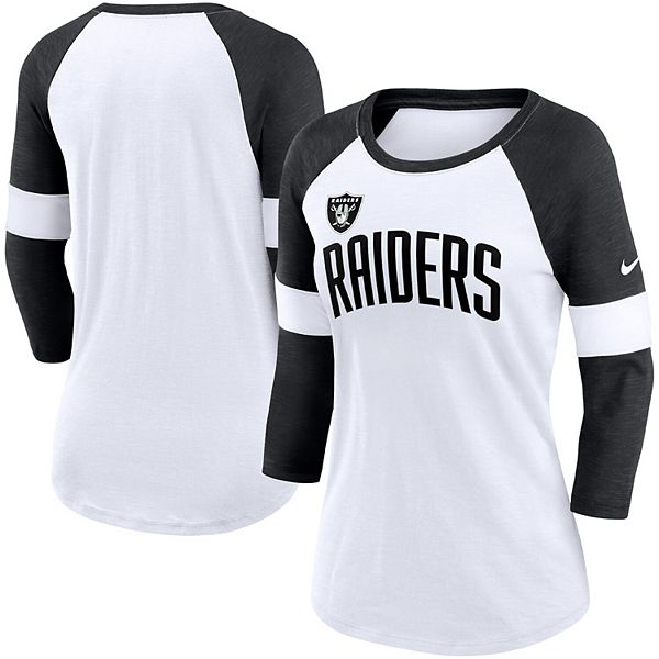 Las Vegas Raiders Nike Long Sleeve Historic Slub Tee - Mens
