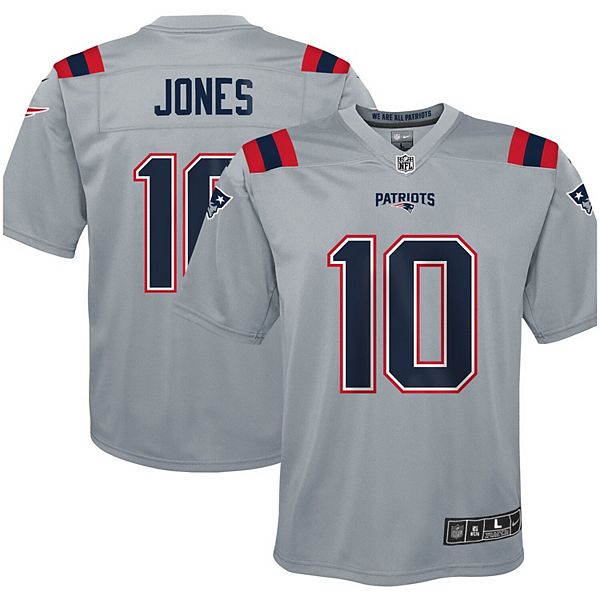 Mac Jones New England Patriots Impact Jersey Frame